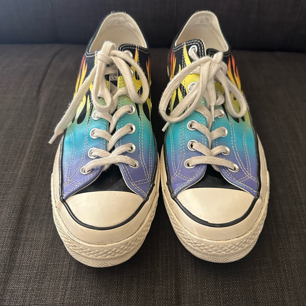 Chucks 70 Archive print flames men’s 10.5 WO’s 12.5.